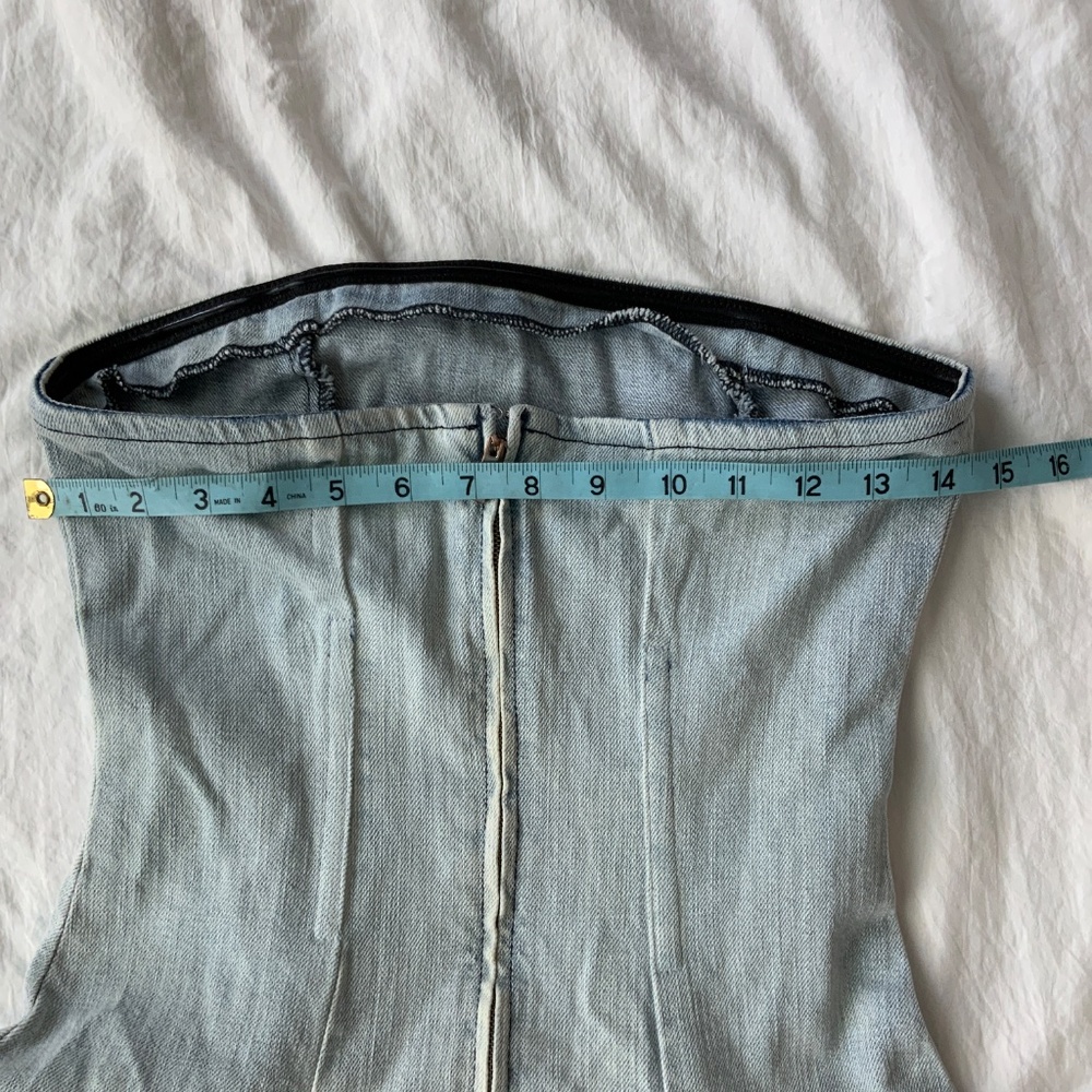 EB DENIM PLAYHOUSE DENIM MIDI DRESS XS NWT - Picture 5 of 13